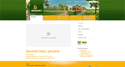 Desktop Screenshot of benediktmost.cz